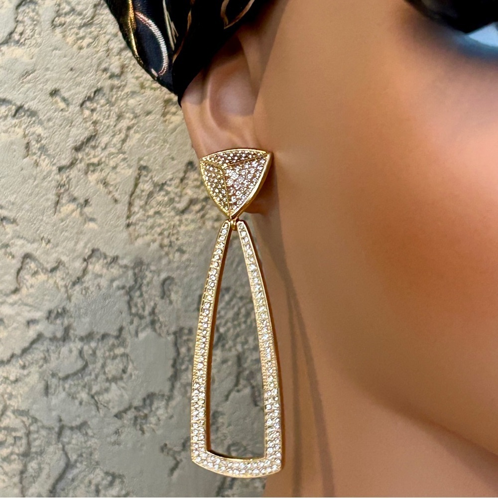 House of Harlow 1960 Mesa Door Knocker Nicole Richie Rachel Zoe Earrings
